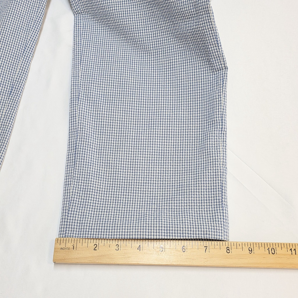 Ivy Heritage Ralph Lauren Pants Men 34x32 Blue Check Cotton Country Club Summer - Picture 13 of 14